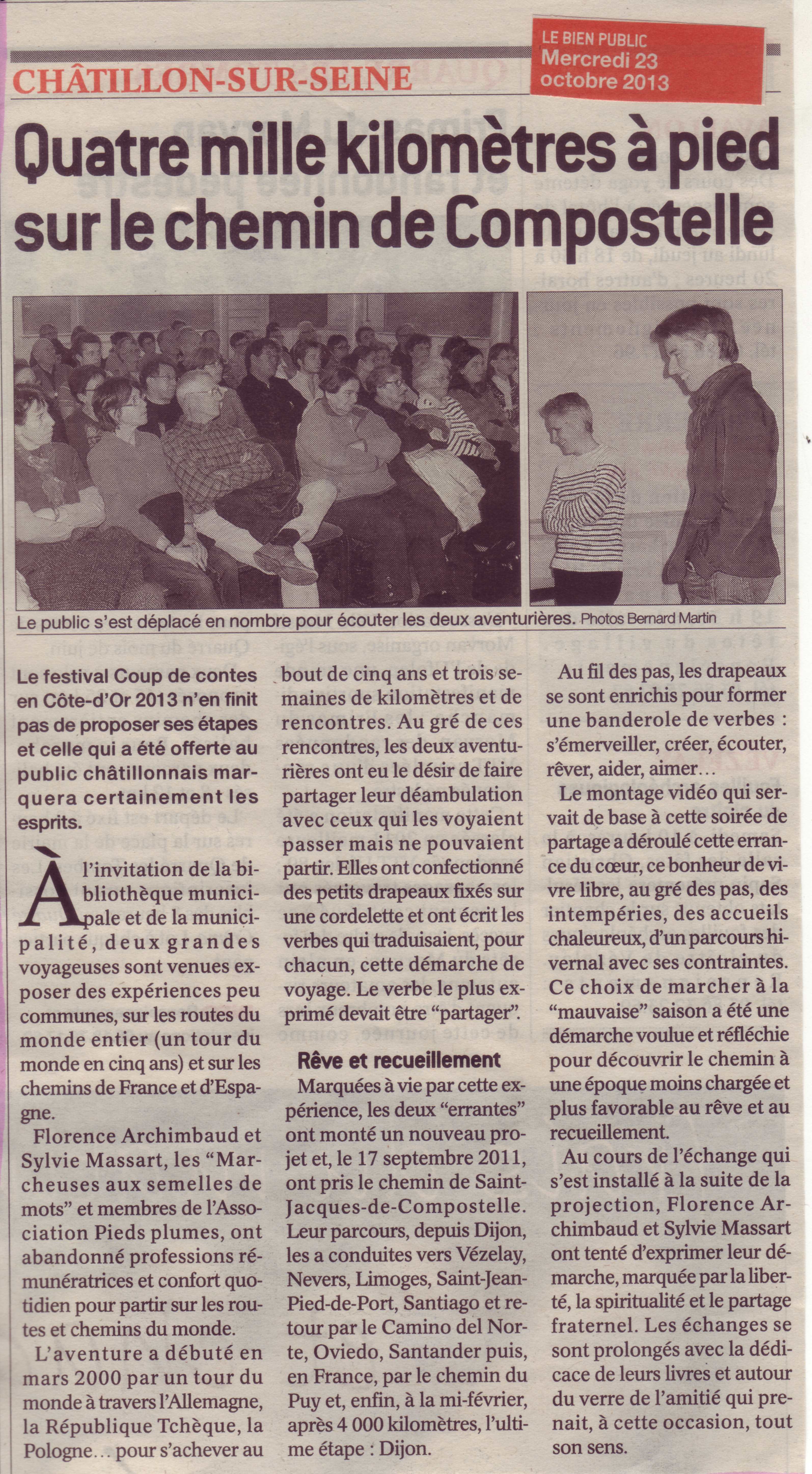 article Châtillon COMPOSTELLE